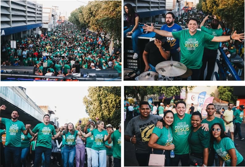 Marcha para Jesus em Gurupi reúne multidão e é oficializada por lei municipal