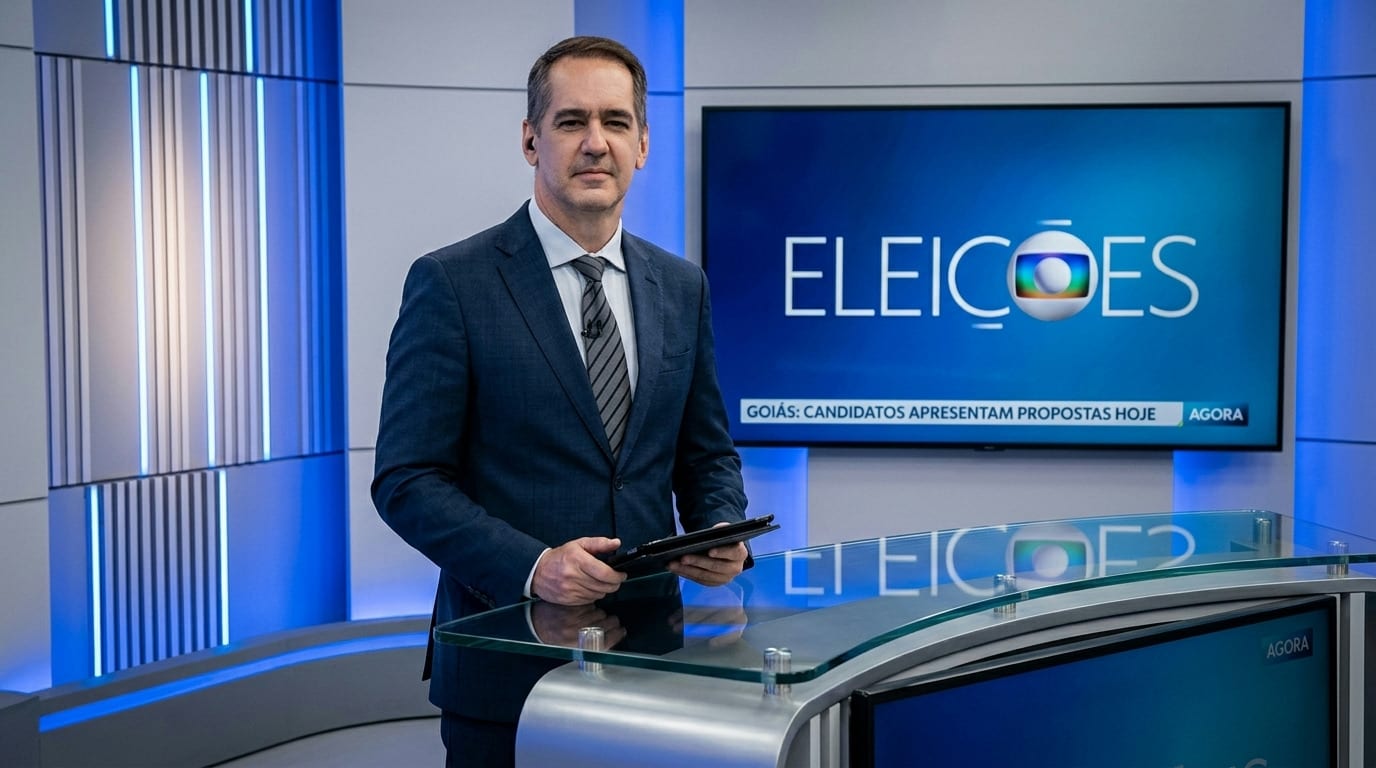 Candidatos ao governo de Goiás cumprem sabatinas e agendas de rua nesta segunda (14)