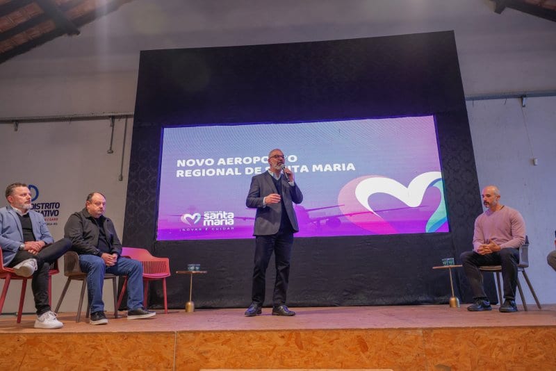 Prefeito de Santa Maria vai a Brasília para apresentar relatório do novo aeroporto