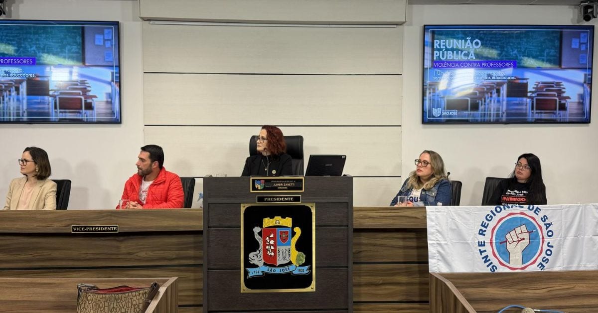 São José debate violência contra professores após pesquisa revelar dado preocupante