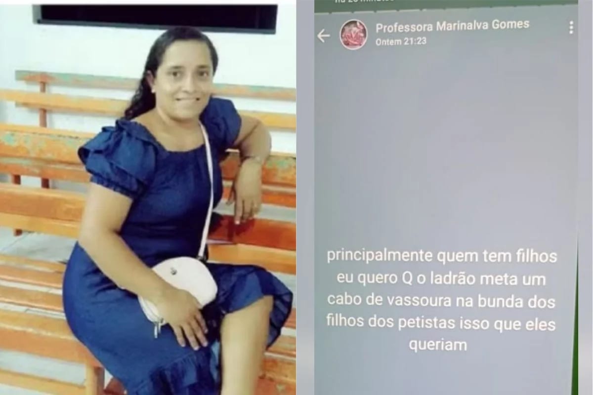 Professora é afastada após desejar que filhos de petistas fossem estuprados