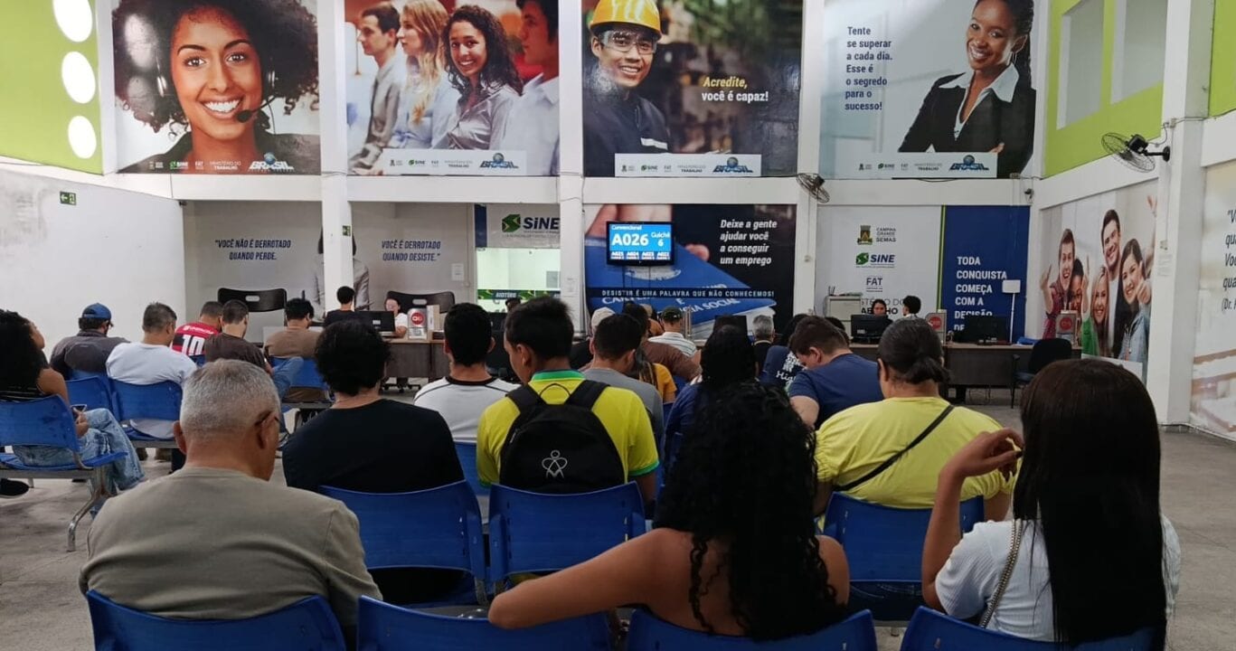 Campina Grande começa a semana oferecendo 945 oportunidades de emprego por meio do Sine Municipal