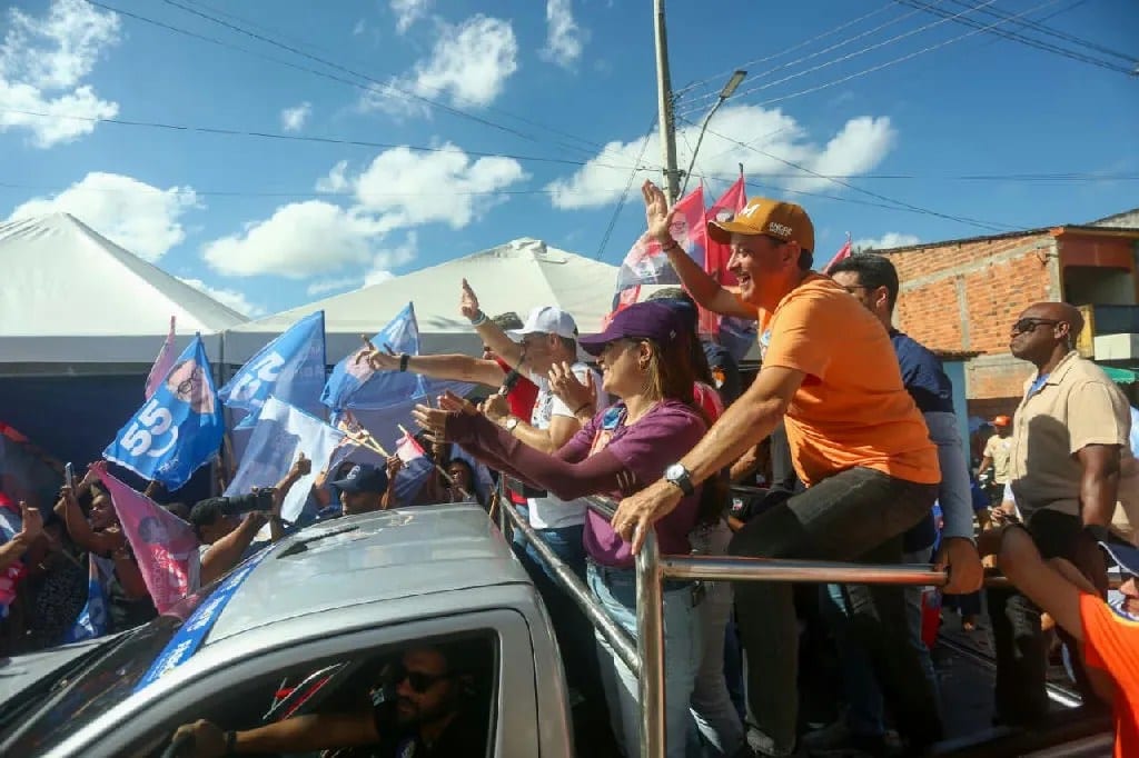 Carreata em Divina Pastora reforça apoio à candidatura de André Moura ao Senado