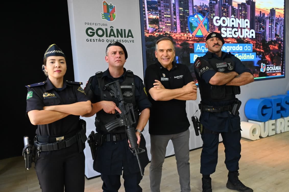 Goiânia + Segura: prefeitura lança rede com 10 mil câmeras e reforço da GCM