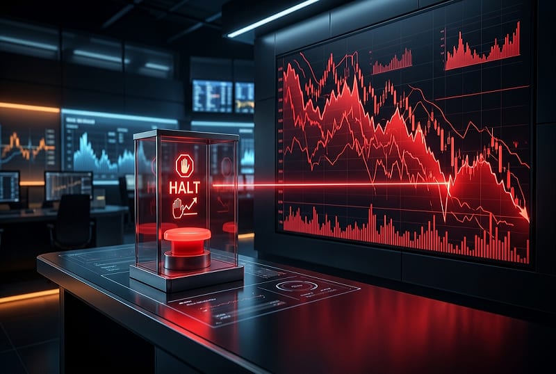 O que é circuit breaker? Entenda o mecanismo que suspende negociações quando a Bolsa de Valores despenca
