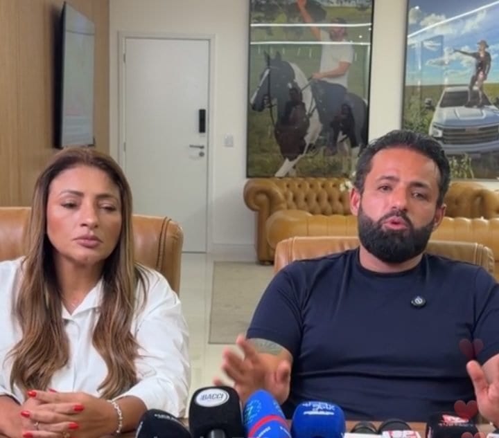 Ney Santos e Ely Santos concedem entrevista coletiva à imprensa regional