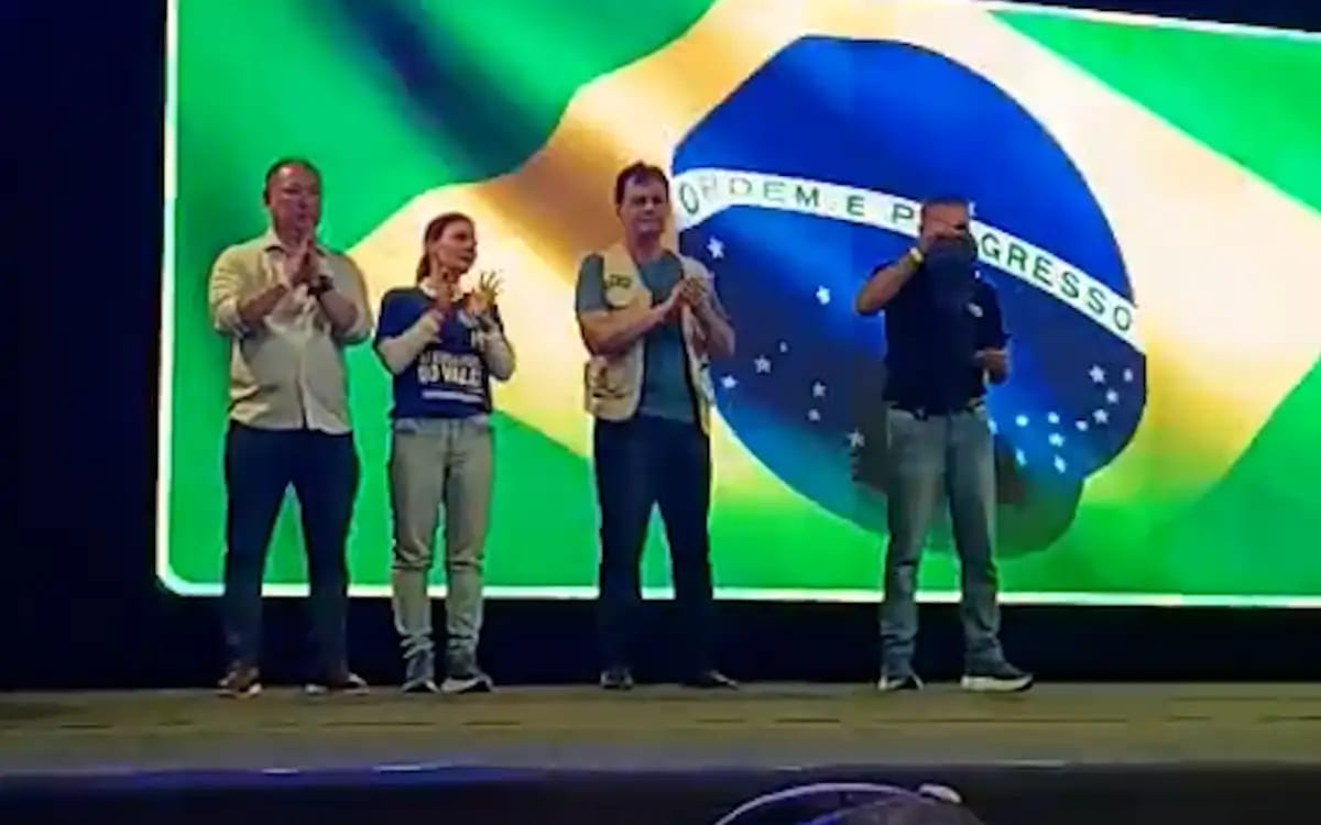Coronel Américo (PL) participa de ato com Flávio Bolsonaro e Tarcísio em Presidente Prudente