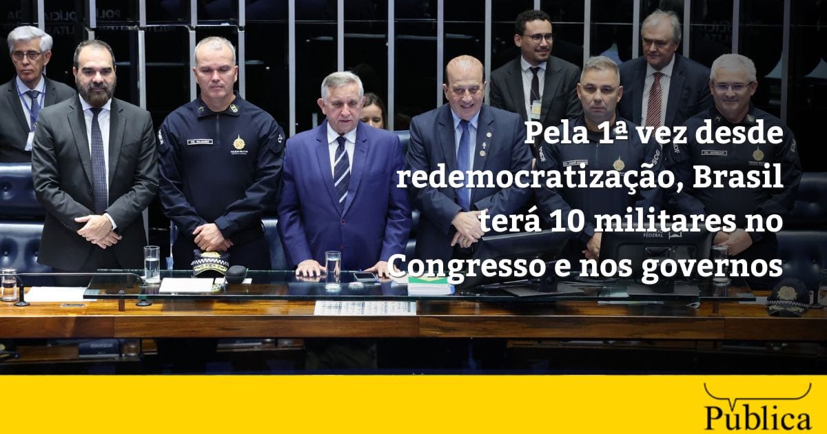 Pela 1ª vez desde redemocratização, Brasil terá 10 militares no Congresso e nos governos
