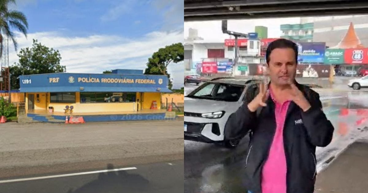 PRF rebate deputado após polêmica em Biguaçu durante temporal