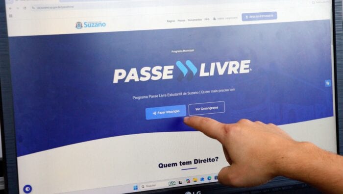 Suzano lança portal unificado do Passe Livre Estudantil, com cadastro simplificado