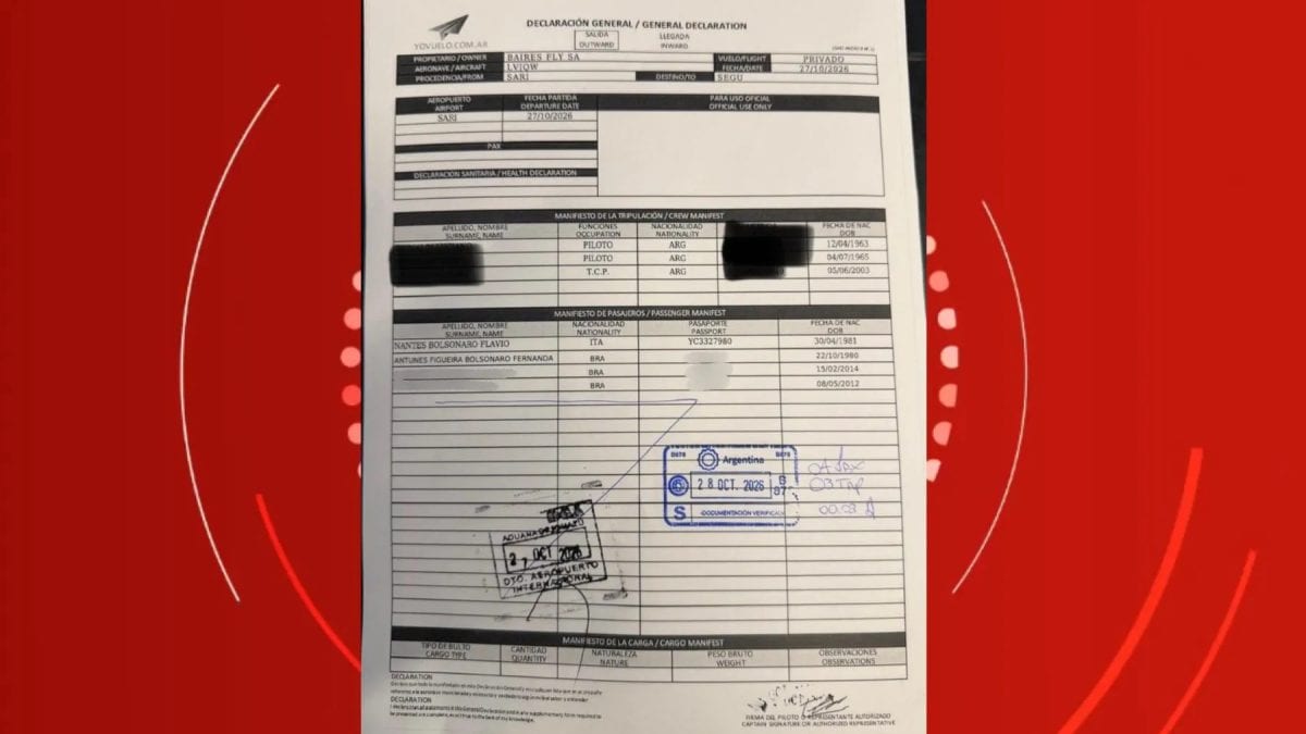 Flávio Bolsonaro usa passaporte italiano para fugir para os EUA pela fronteira do Paraná