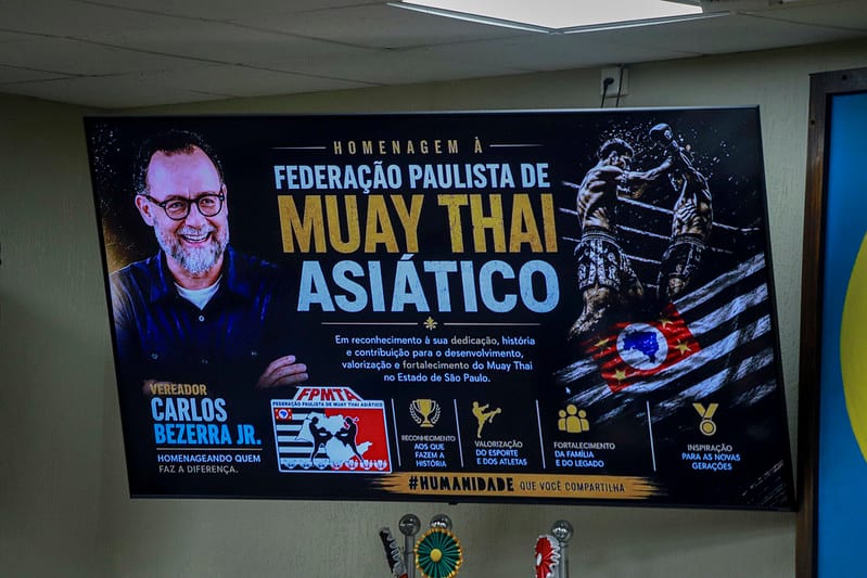 Evento na Câmara destaca pioneiros na divulgação do muay thai em São Paulo