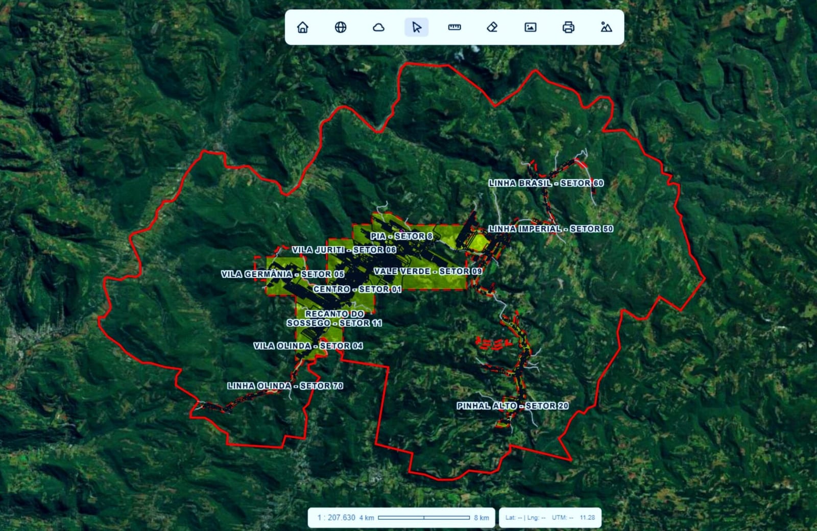 Nova Petrópolis substitui sistema de mapas digitais