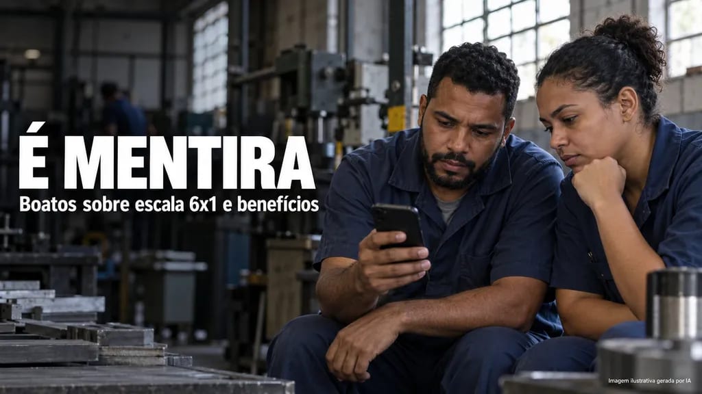 É MENTIRA: governo não voltou atrás no fim da escala 6x1 nem anunciou cortes nos benefícios após eleições
