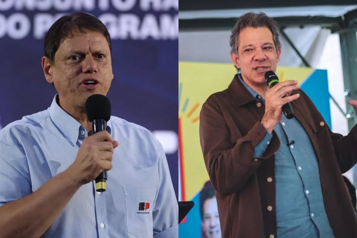 Vox: Tarcísio 53,7% e Haddad 34% no 1º turno em SP