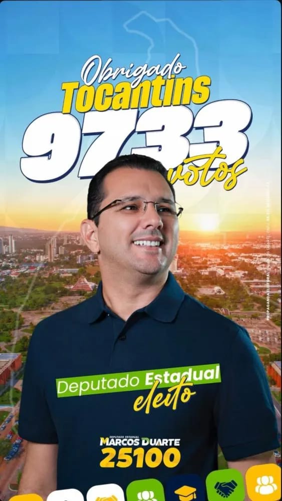 Marcos Duarte é eleito e leva sua trajetória de Araguaína à Assembleia Legislativa