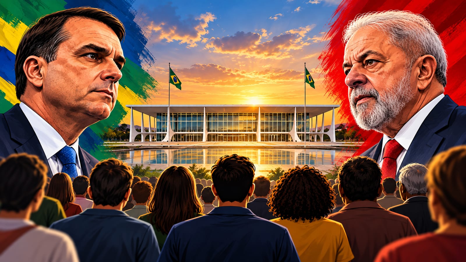 Flávio e Lula entram no 2º turno em disputa por votos fora de suas bases