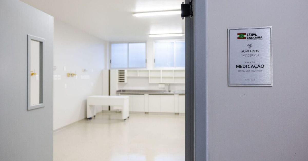 Maternidade do Hospital Regional de São José ganha sala de medicação revitalizada