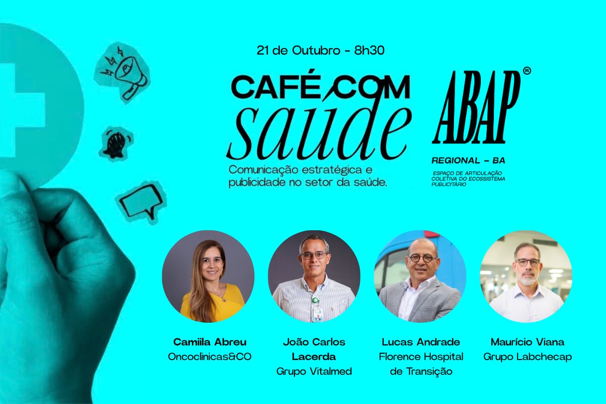 ABAP-Bahia promove Café com Saúde para debater comunicação e publicidade no setor