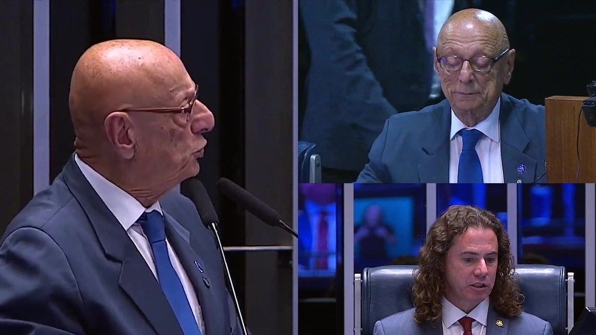 “O Brasil perdeu”: Amin volta ao Senado após a derrota nas urnas e é homenageado até por adversários