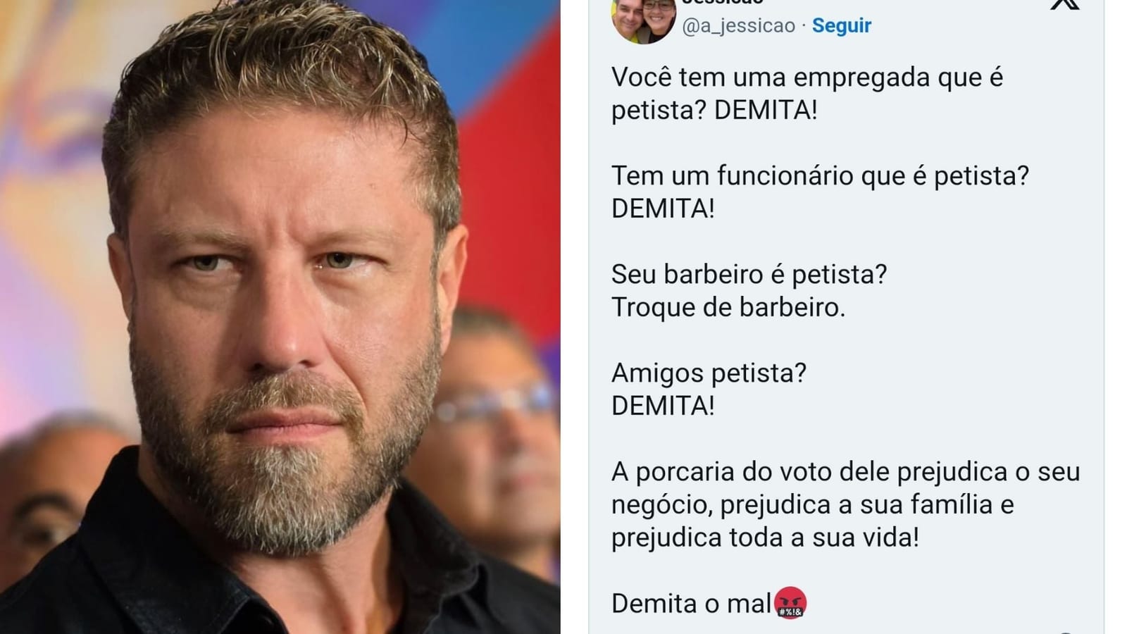 Requião Filho aciona MPT e MPF após deputada eleita defender “demissão de petistas”