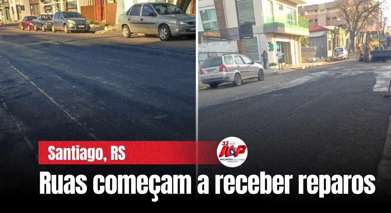Recuperação do asfalto já começou