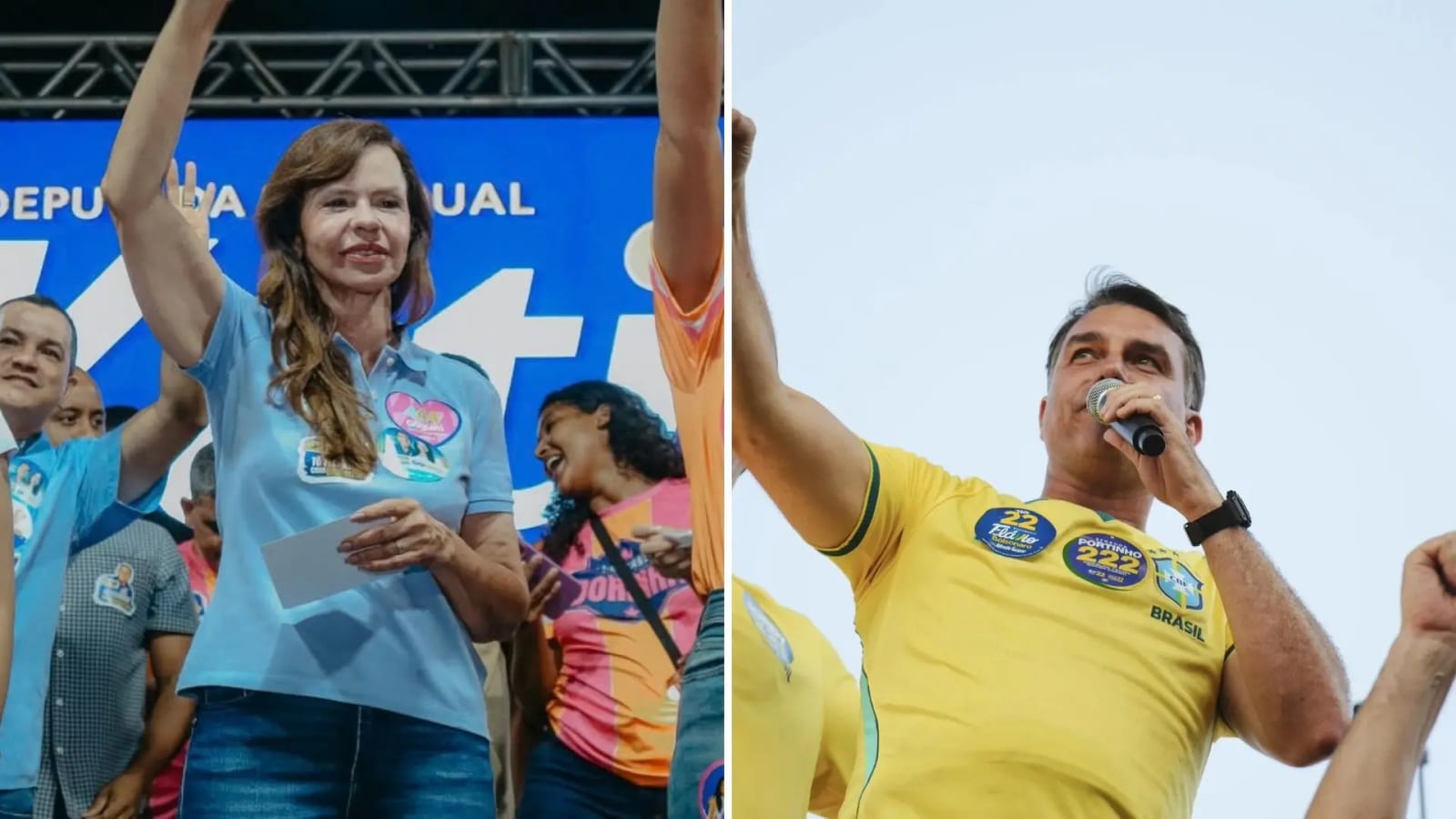 Flávio Bolsonaro fala com Dorinha e aliados articulam visita ao Tocantins no segundo turno