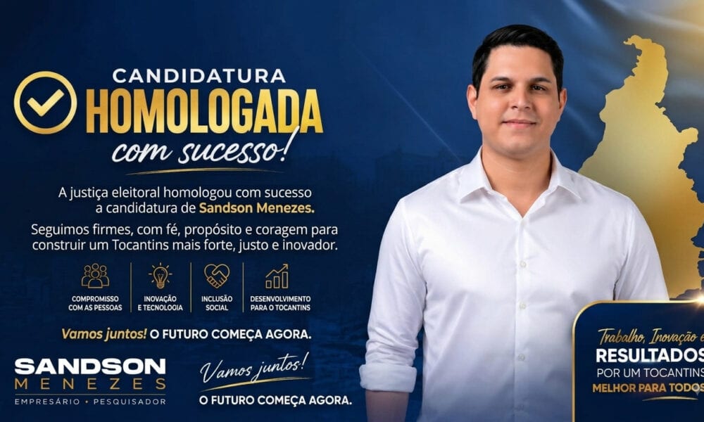 Sandson Menezes tem candidatura homologada em Ananás