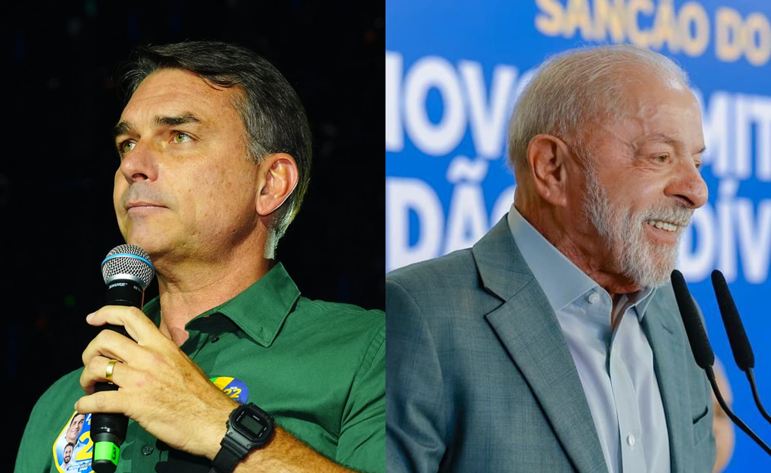 Veja onde Flávio e Lula encerrarão as campanhas antes da votação deste domingo (25)