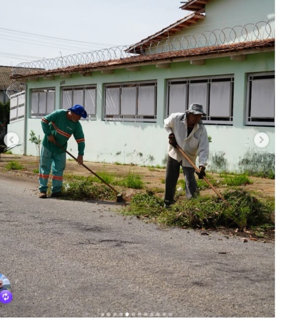 Prefeitura de Catalão intensifica limpeza urbana no Jardim Paraíso