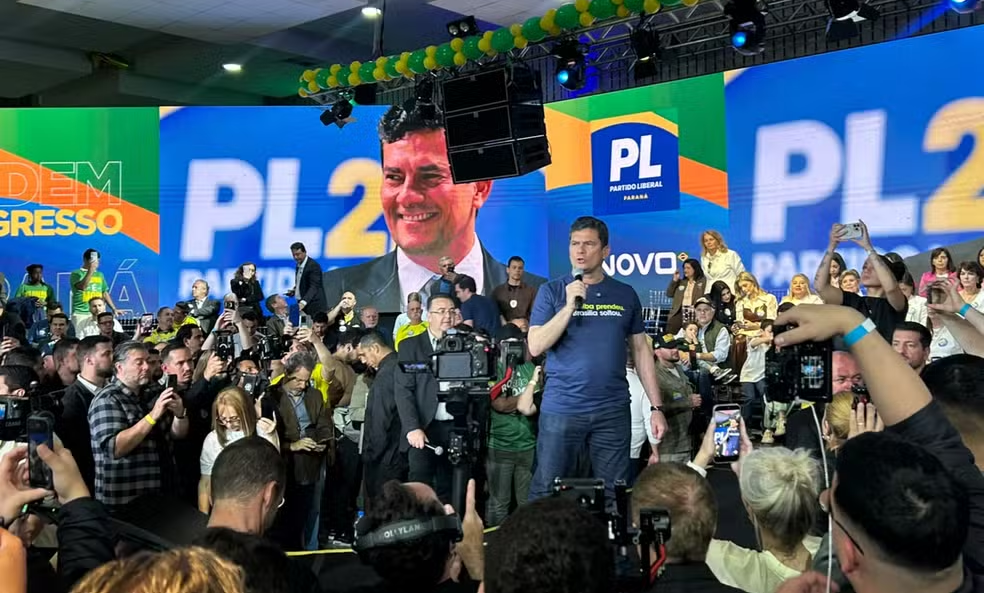 Sergio Moro é lançado candidato ao governo do Paraná pelo PL