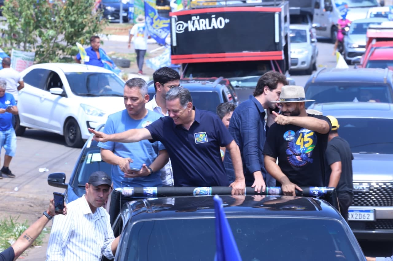 Marconi faz carreata na Região Metropolitana de Goiânia e apresenta propostas