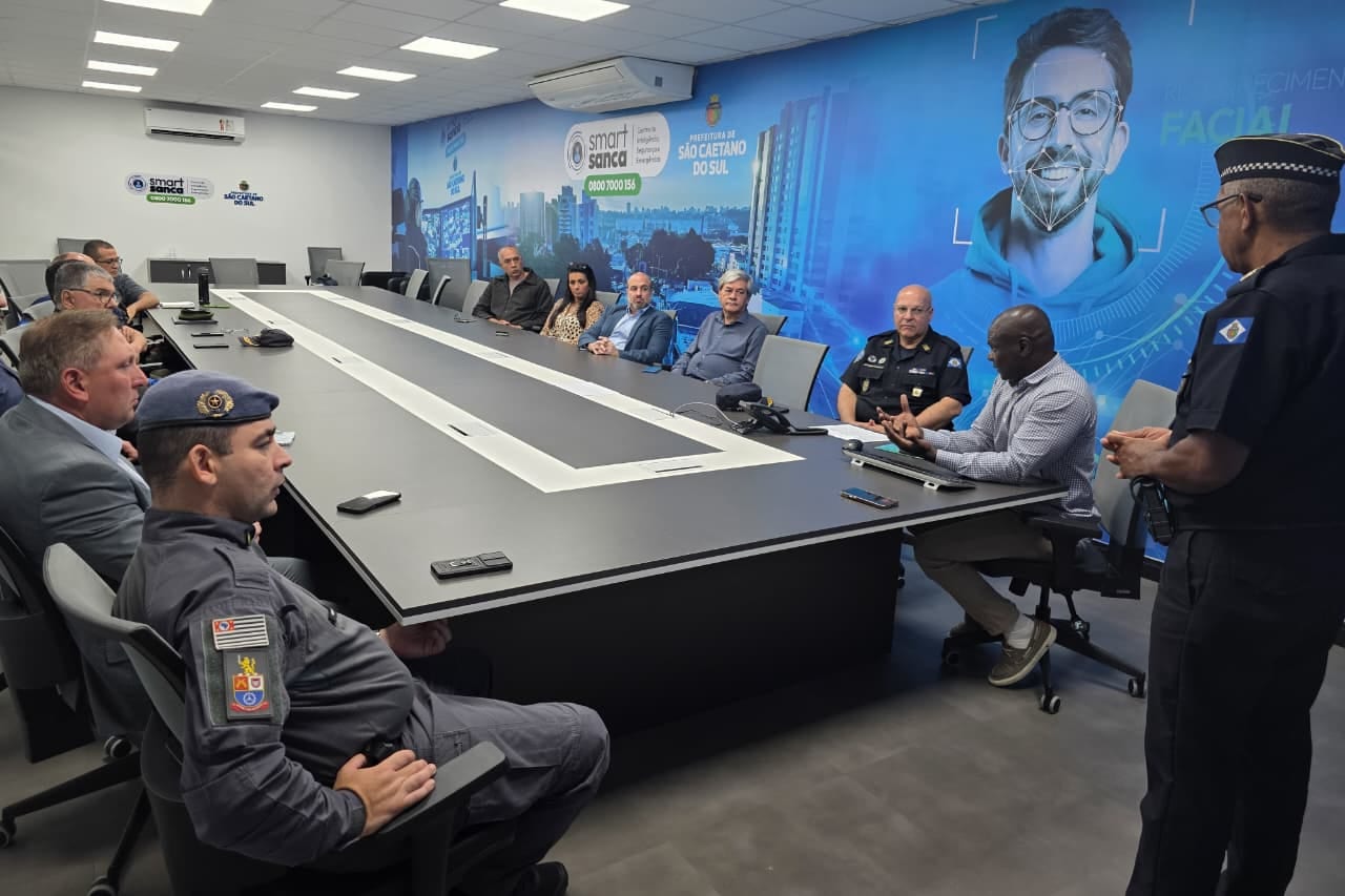 Reunião do Cosem destaca integração das forças de segurança e redução dos índices criminais em São Caetano