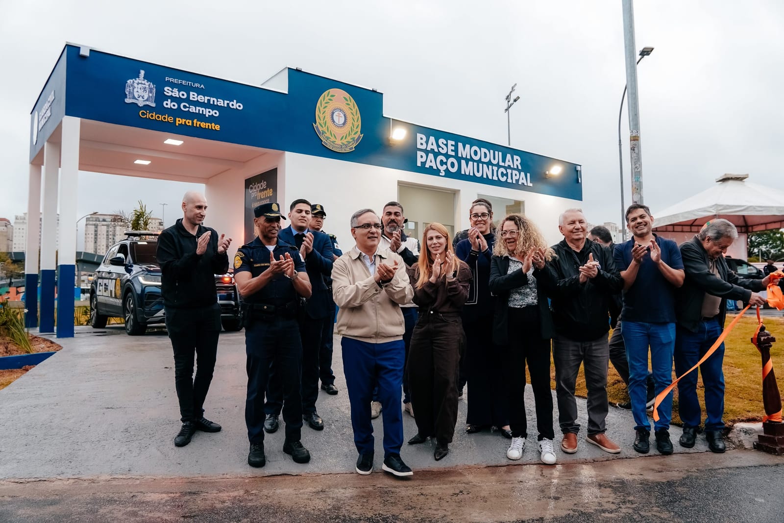 São Bernardo entrega primeira Base Modular da GCM no Paço Municipal