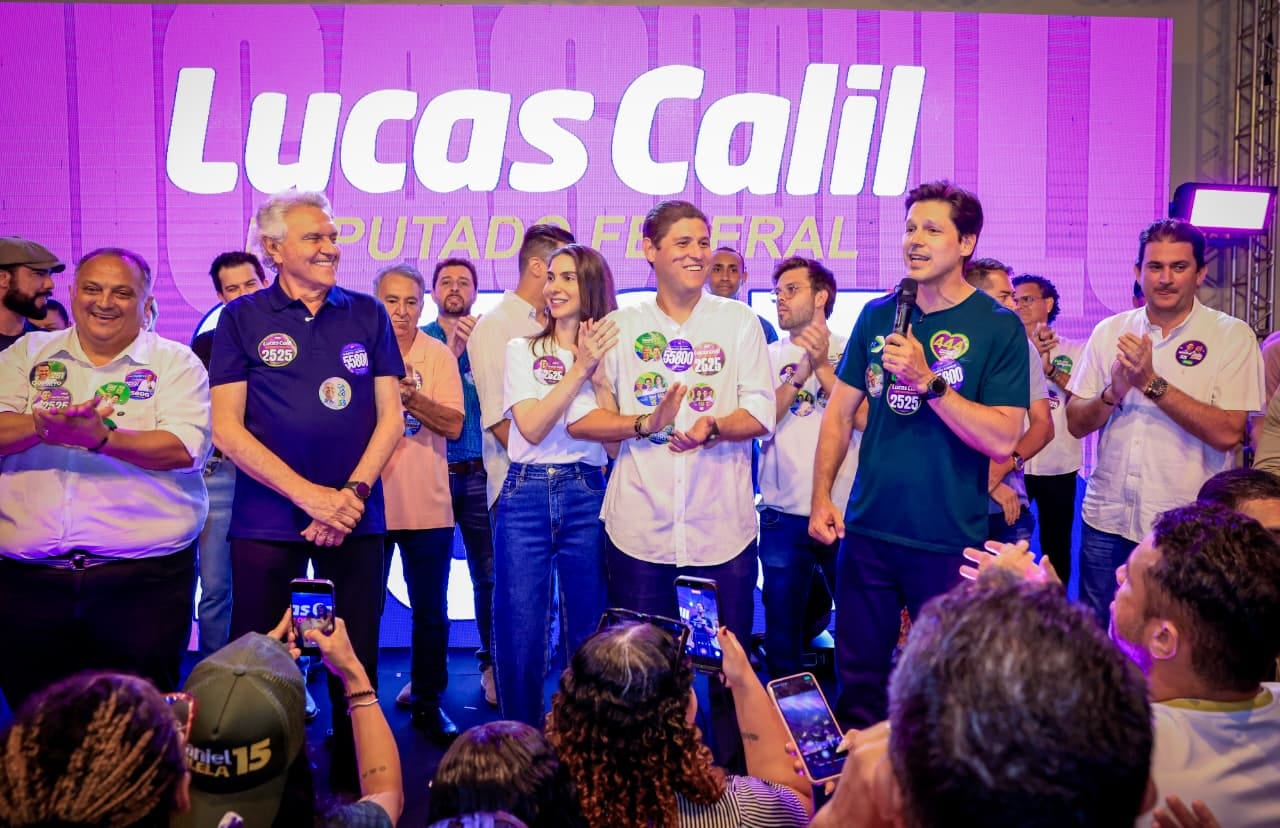 Caiado e Daniel Vilela reúnem cerca de 1.000 apoiadores em Goiânia