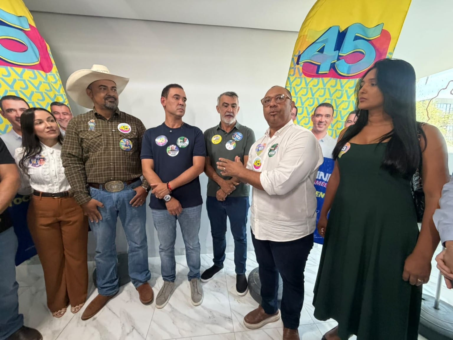 Virgílio Azevedo (SD) e George França (PV) declaram apoio a Vicentinho Junior