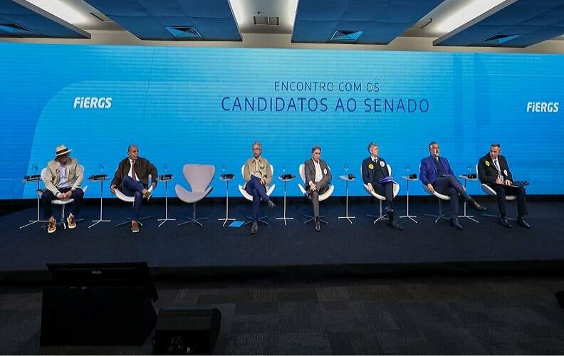 FIERGS reuniu sete candidatos ao Senado do RS para debater prioridades da indústria