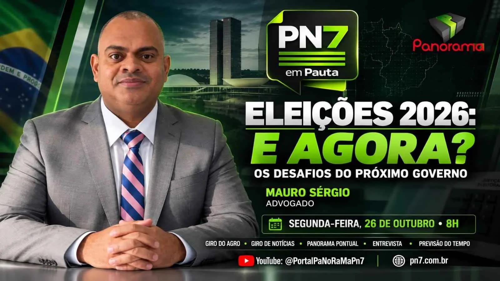 PN7 em Pauta: Lula reeleito, desafios do novo governo, notícias de Goiás e alerta de tempestades