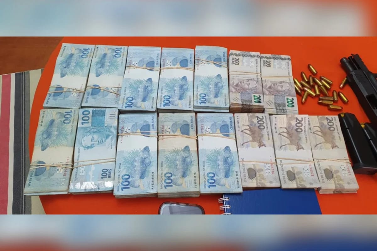PF apreende R$ 200 mil e cinco armas em operação contra crime eleitoral