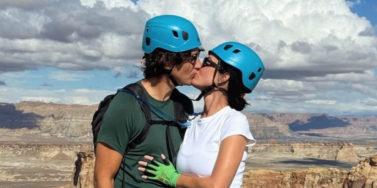 Katy Perry comemora aniversário escalando cânions com Justin Trudeau; veja