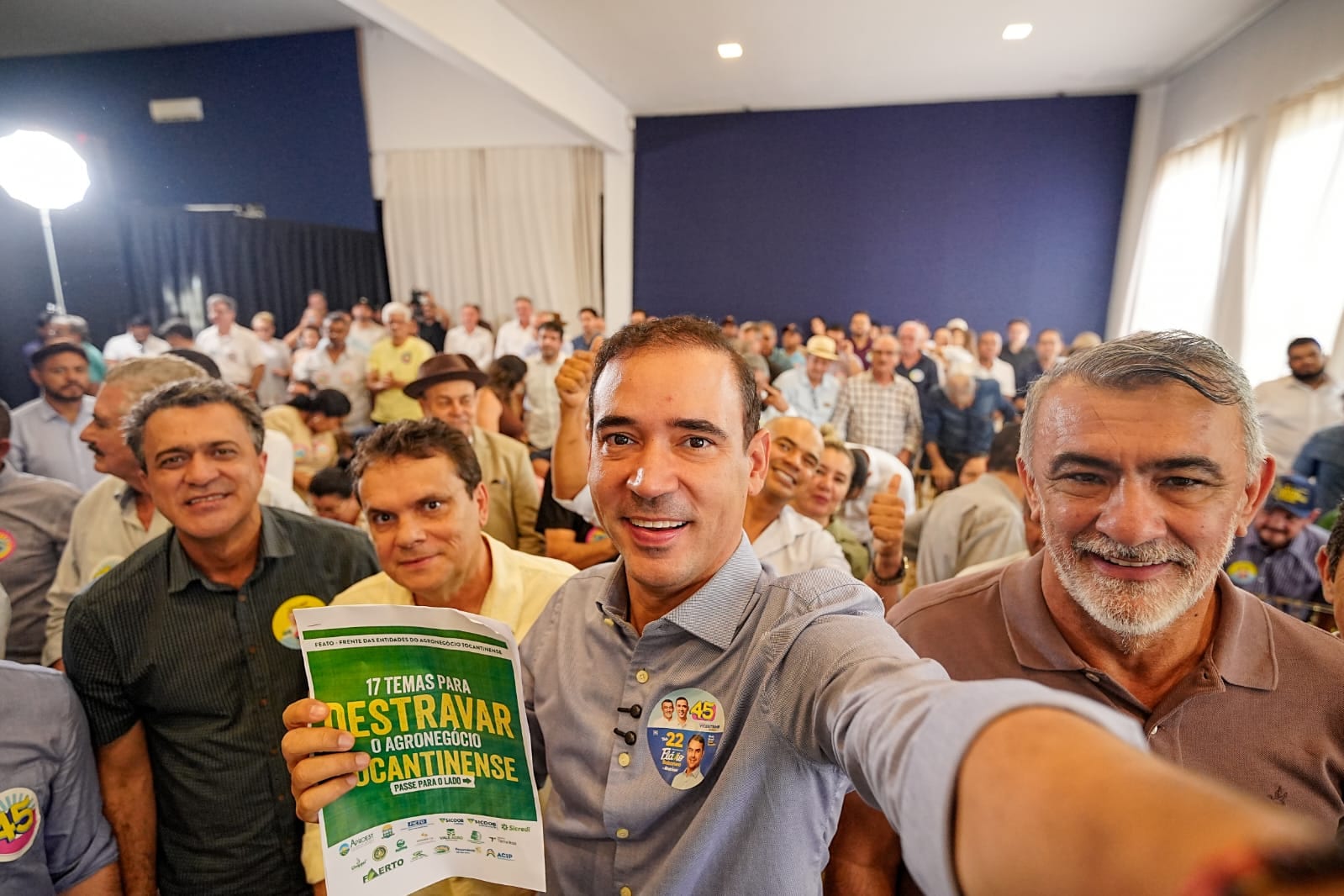 Vicentinho recebe apoio e defende união entre agro e mineração para impulsionar o Tocantins