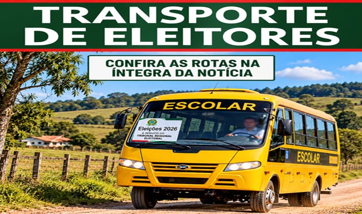 Justiça Eleitoral define 18 rotas para transporte de eleitores em Reserva