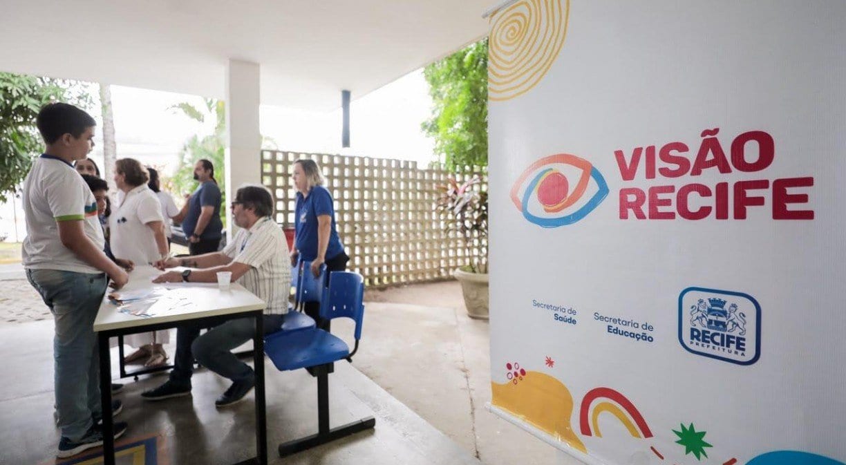 Mutirão Visão Recife atende 750 alunos da rede municipal