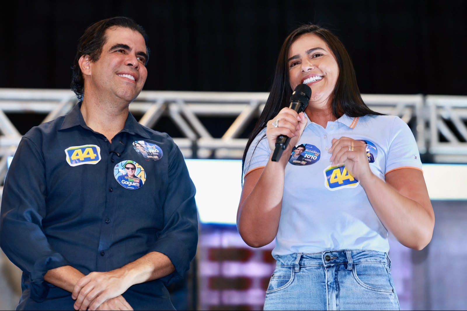 Karynne Sotero declara voto em Ricardo Ayres para reeleição