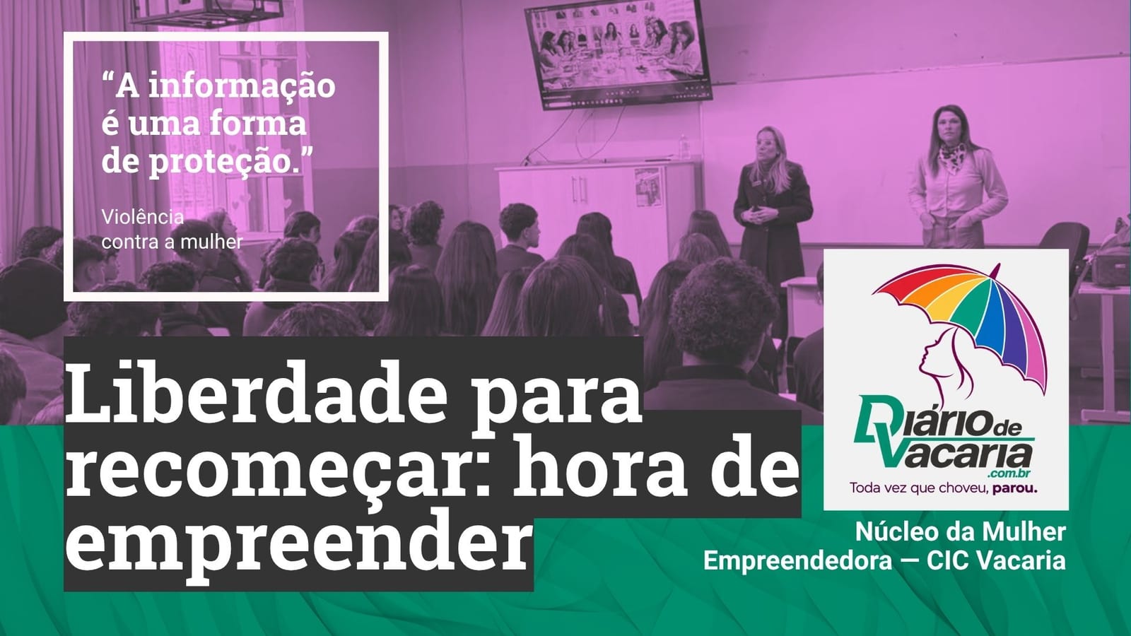 Liberdade para recomeçar: mulheres empreendedoras fortalecem oportunidades em Vacaria