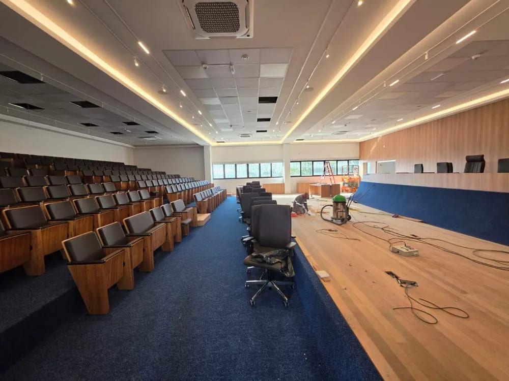 Primeira sessão no novo Palácio Legislativo de Bento será na terça (18)
