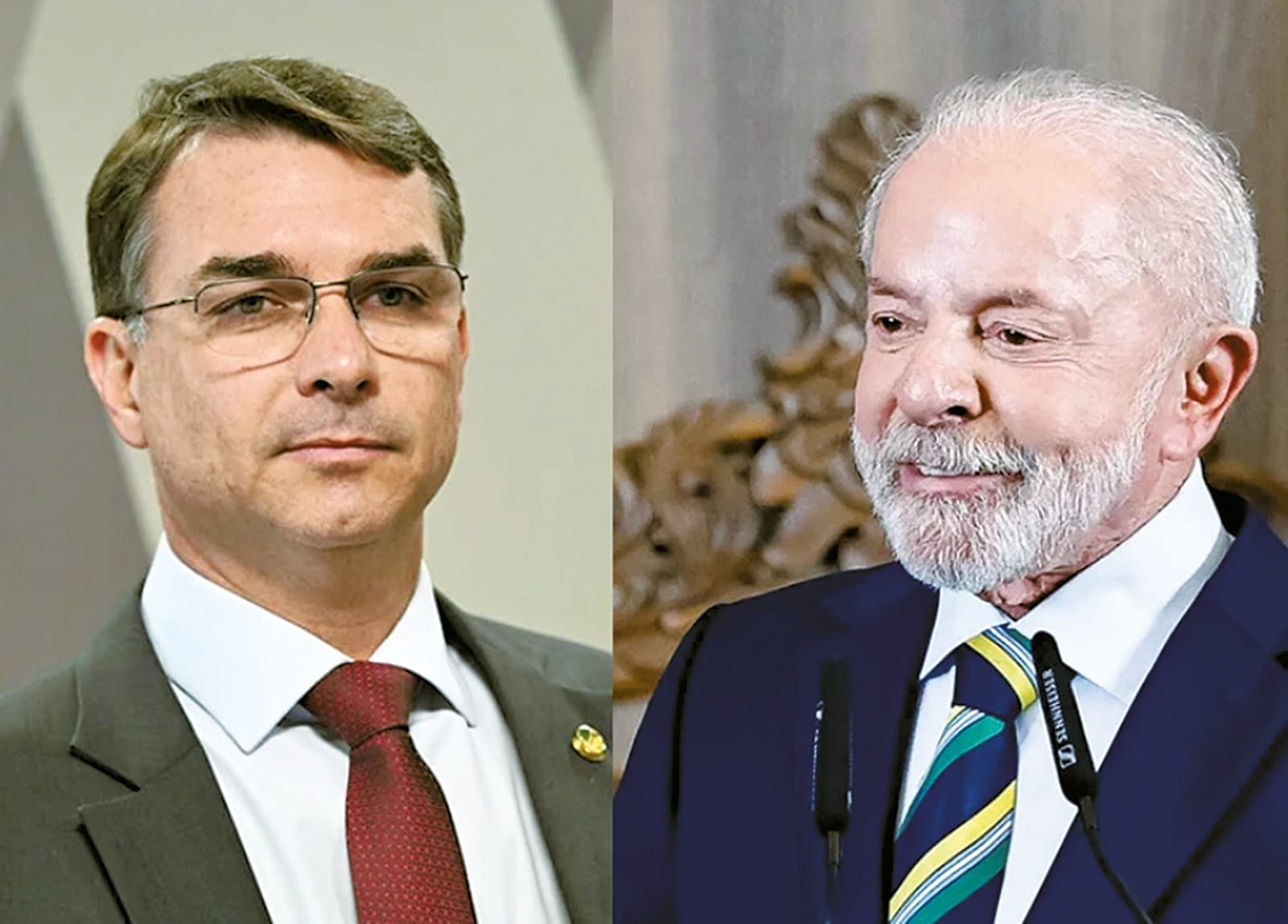 Lula e Flávio Bolsonaro empatam com 50% dos votos válidos aponta pesquisa PoderData/Aya