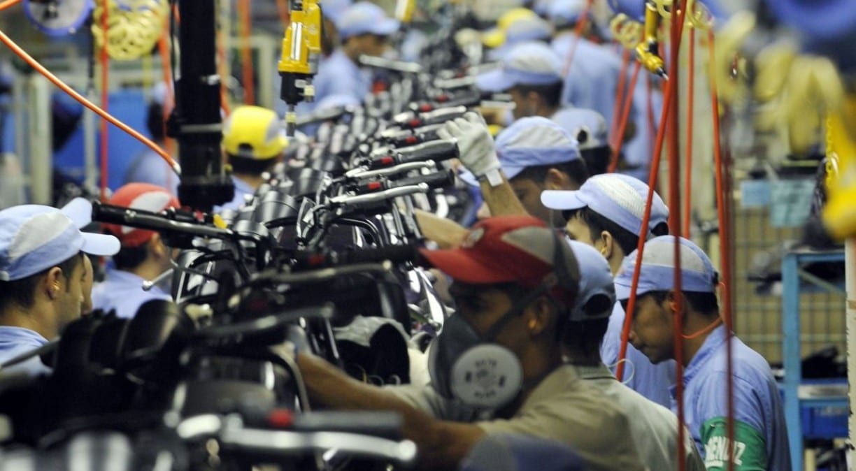 Produção de motos no Brasil cresce e tem melhor setembro desde 2011