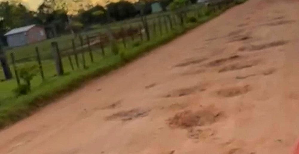 Moradores da Água Morna reclamam de estrada cheia de buracos em Cachoeira do Sul