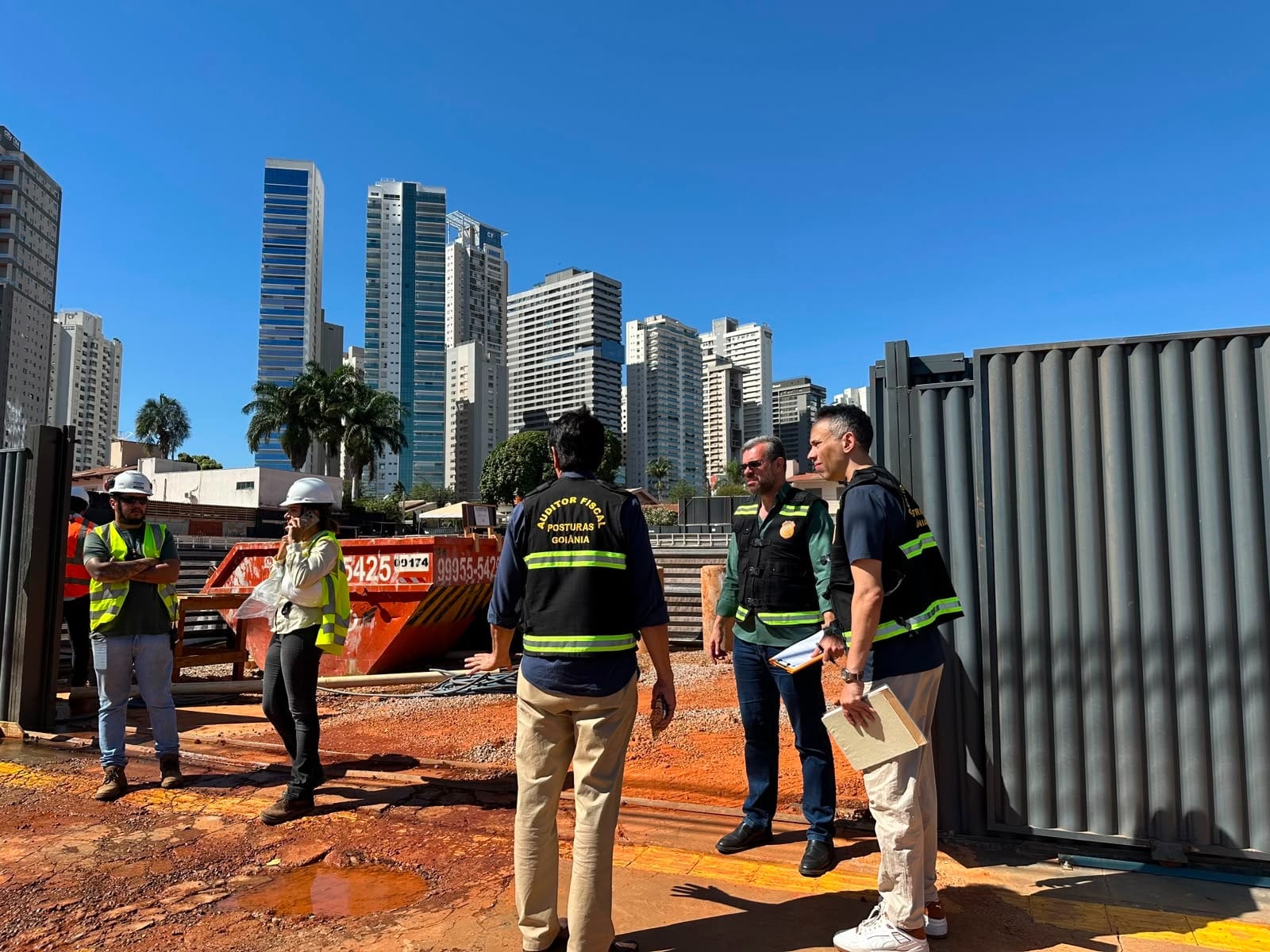 Goiânia interdita obra no Setor Marista por uso irregular de espaço público